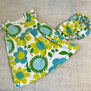 Carter’s Infant girl 12 month dress with matching diaper cover.